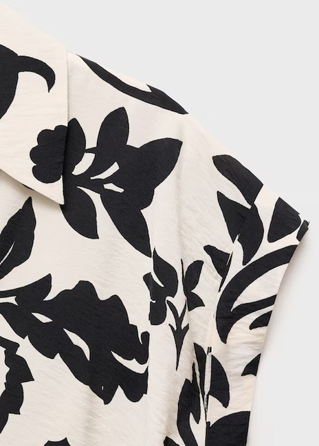 Фото ракурс 5 - Женское молочное платье Mango артикул 17002538 02 1 season