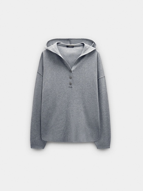 Фото ракурс 4 - Жіночий сірий светр Parfois артикул 238088 _GY FW2025