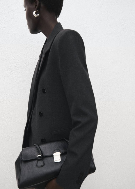 Фото ракурс 6 - Женский серый пиджак Mango артикул 17017141 92 1 season