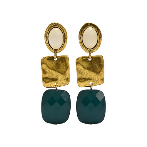 Фото ракурс 1 - Женские зеленые серьги Parfois артикул 241173 _GN FW2025