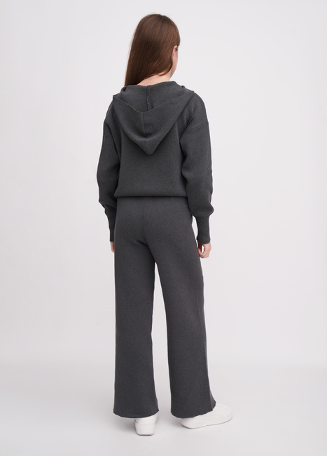 Фото ракурс 3 - Женские серые штаны EQUILIBRI артикул W391 052 200 Grey FW2025