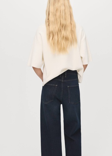 Фото ракурс 2 - Жіночий молочний джемпер Mango артикул 17005852 05 1 season