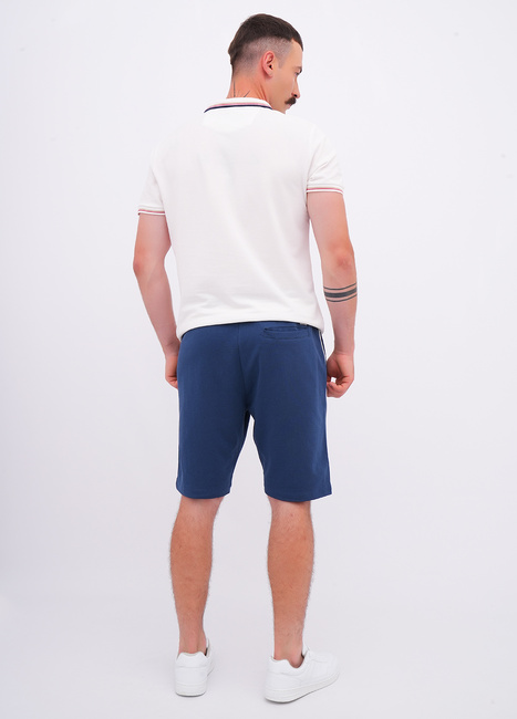 Чоловічі сині шорти Lee Cooper артикул LCM251-5032 Dark denim FW2025 Фото ракурс 2 - Чоловічі сині шорти Lee Cooper артикул LCM251-5032 Dark denim FW2025