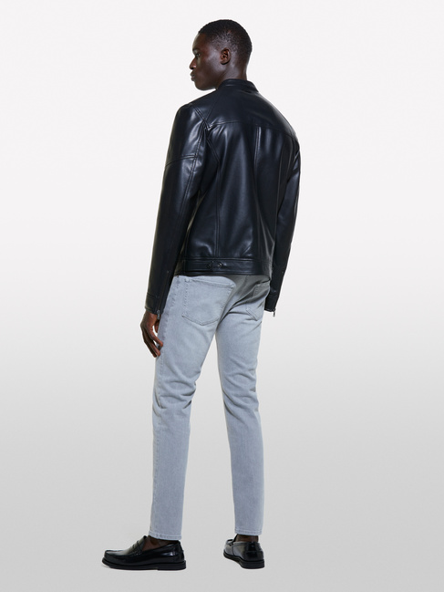 Мужские серые джинсы Benetton артикул 4RG4SE02A 888 24A Фото ракурс 2 - Мужские серые джинсы Benetton артикул 4RG4SE02A 888 24A