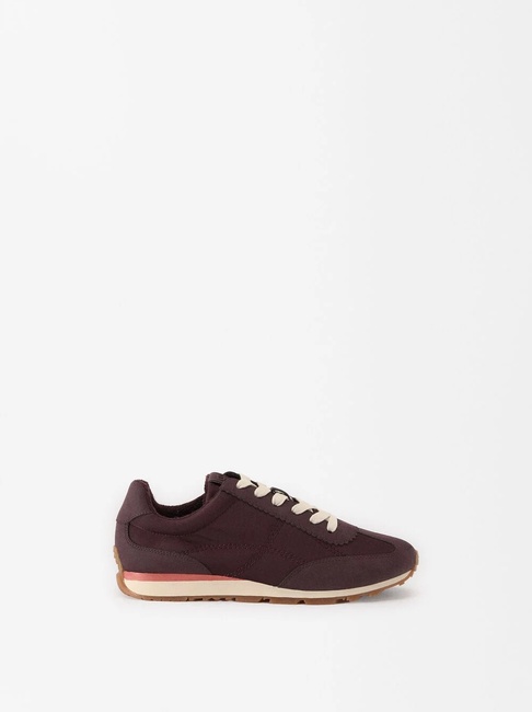 Жіночі бордові кросівки Parfois артикул 222435 _BU FW2024 Фото ракурс 2 - Жіночі бордові кросівки Parfois артикул 222435 _BU FW2024