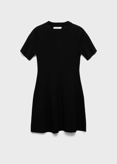 Фото ракурс 3 - Женское черное платье Mango артикул 17075798 99 1 season
