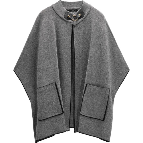 Фото ракурс 2 - Жіноче сірe пончо Parfois артикул 237702 _GY FW2025