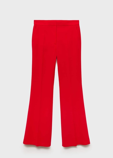 Фото ракурс 3 - Женские красные брюки Mango артикул 87081518 70 8 season