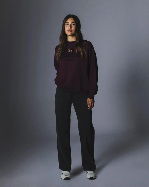 Фото ракурс 4 - Жіночий бордовий світшот Piazza Italia артикул 62687 Bordeaux FW2025