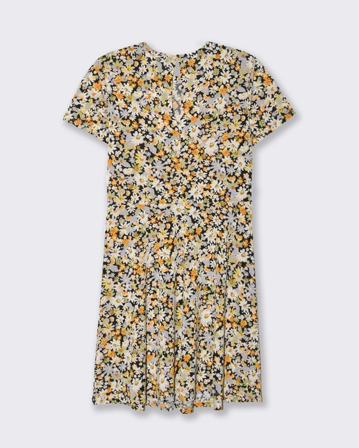 Женское желтое платье Piazza Italia артикул 50089 var 3 SS2025 Фото ракурс 5 - Женское желтое платье Piazza Italia артикул 50089 var 3 SS2025