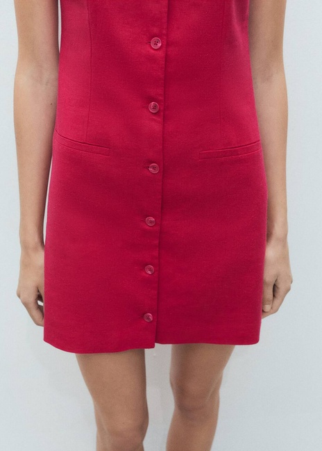 Фото ракурс 5 - Жіноча червона сукня Mango артикул 87039065 74 8 season