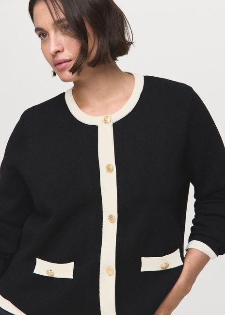 Фото ракурс 7 - Женский черный жакет Mango артикул 17085821 99 1 season