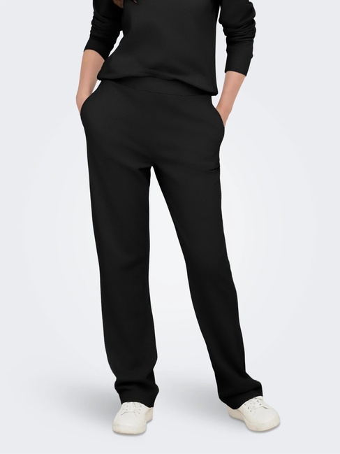 Фото ракурс 1 - Жіночі чорні штани Only артикул 15356355 Black FW2025