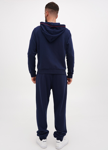 Фото ракурс 2 - Мужские синие штаны Lee Cooper артикул LCM244-5008 NAVY FW2024