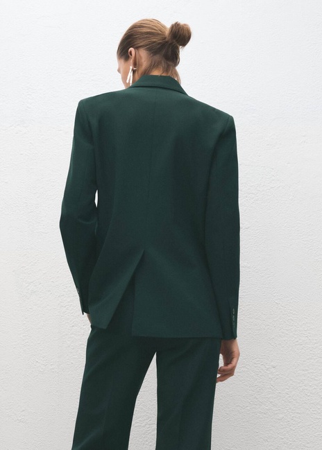 Жіночий зелений пiджак Mango артикул 17079211 43 1 season Фото ракурс 2 - Жіночий зелений пiджак Mango артикул 17079211 43 1 season