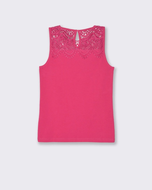 Фото ракурс 4 - Жіночий рожевий топ Piazza Italia артикул 50396 FUXIA SS2025