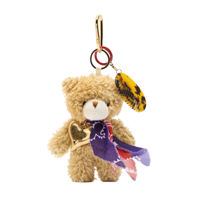 Жіночий бежевий брелок Parfois артикул 240083 _HM FW2025 Фото ракурс 1 - Жіночий бежевий брелок Parfois артикул 240083 _HM FW2025