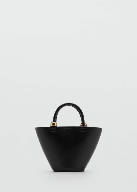 Фото ракурс 2 - Жіноча чорна сумка Mango артикул 87024809 99 8 season