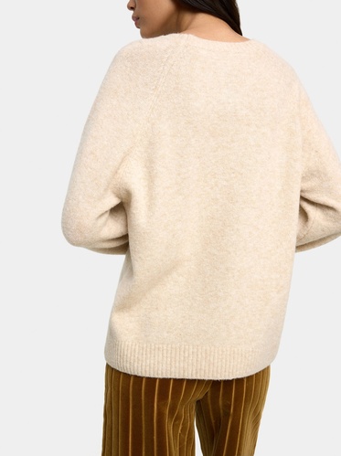 Фото ракурс 2 - Жіночий бежевий светр Parfois артикул 238711 _BG FW2025