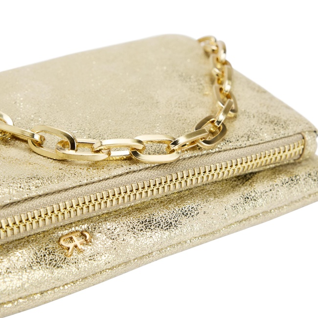 Женская золотая сумка Parfois артикул 240393 _GD FW2025 Фото ракурс 3 - Женская золотая сумка Parfois артикул 240393 _GD FW2025