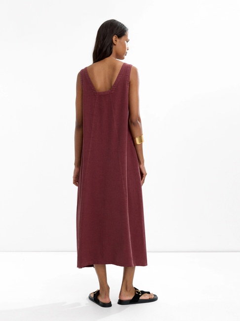 Фото ракурс 2 - Женское коричневое платье Parfois артикул 234098 _BN FW2025