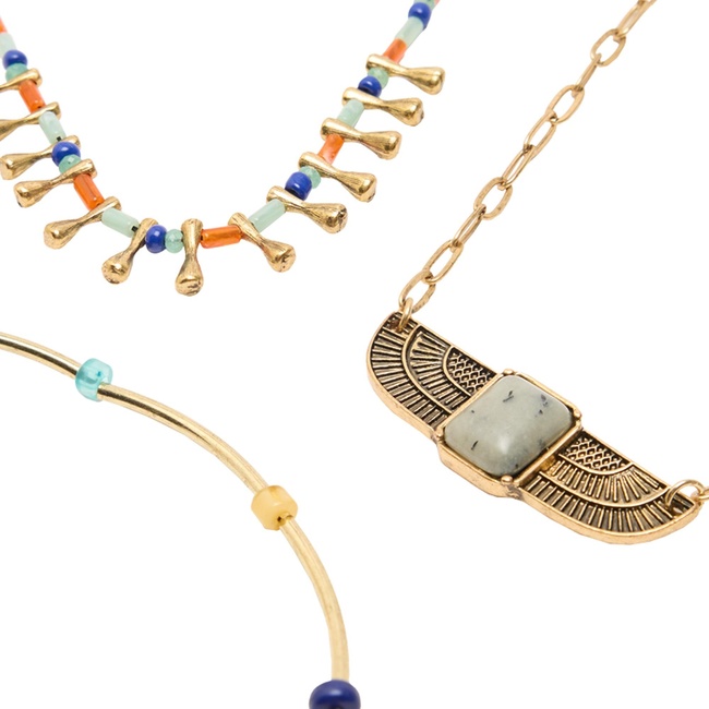 Жіноче різнокольоровe намисто Parfois артикул 237366 _BM FW2025 Фото ракурс 2 - Жіноче різнокольоровe намисто Parfois артикул 237366 _BM FW2025