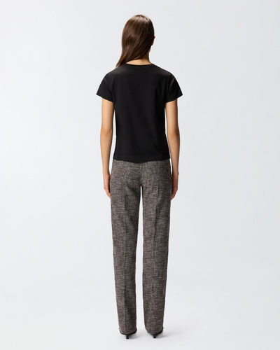 Фото ракурс 2 - Женская черная футболка Pinko артикул 100373-A2RE Z99 FW2025