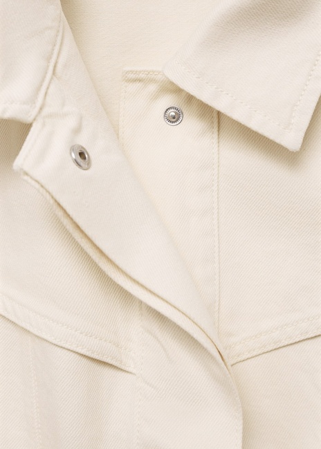 Фото ракурс 6 - Женский молочный жилет Mango артикул 87078644 05 8 season