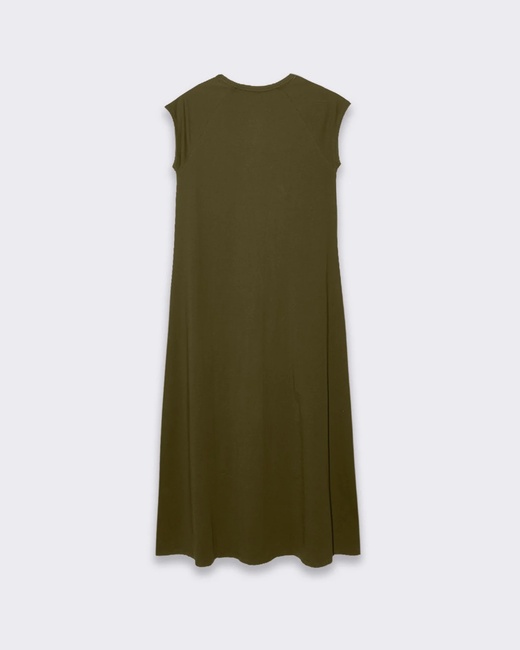 Жіноча зелена сукня Piazza Italia артикул 50113 military green SS2025 Фото ракурс 4 - Жіноча зелена сукня Piazza Italia артикул 50113 military green SS2025