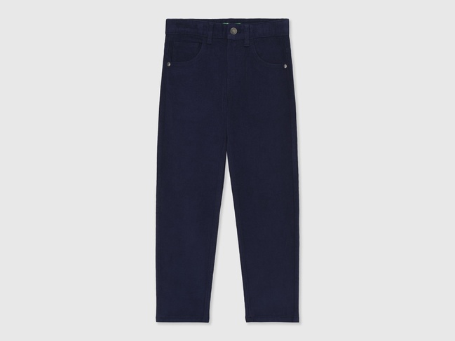 Синие штаны для мальчиков Benetton артикул 4AD5CE04E.G 252 25A Фото ракурс 1 - Синие штаны для мальчиков Benetton артикул 4AD5CE04E.G 252 25A