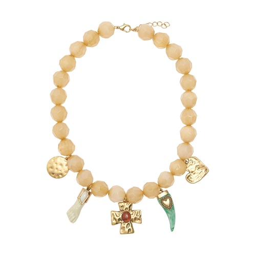 Фото ракурс 1 - Жіноче бежевe намисто Parfois артикул 238652 _HM FW2025