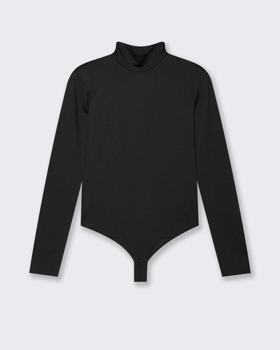 Фото ракурс 1 - Жіночий чорний боді Piazza Italia артикул 62794 Black FW2025