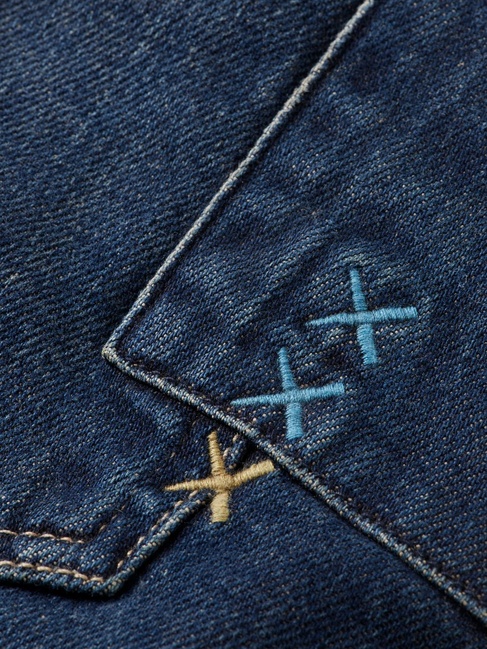 Фото ракурс 7 - Чоловічі сині джинси SCOTCH & SODA артикул 180897 401 FW2025