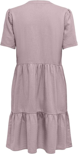 Жіноча рожева сукня Only артикул 15310970 Violet Ice SS2025 Фото ракурс 2 - Жіноча рожева сукня Only артикул 15310970 Violet Ice SS2025