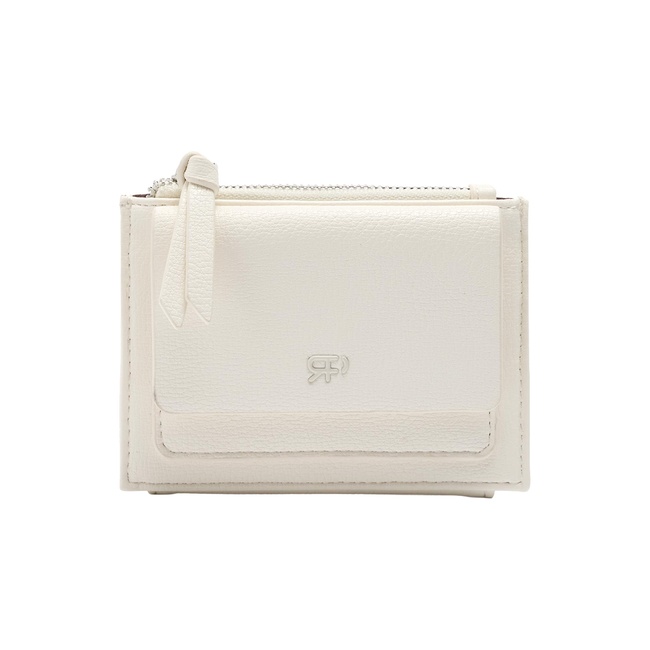 Фото ракурс 1 - Женский белый кошелёк Parfois артикул 237630 _WT FW2025