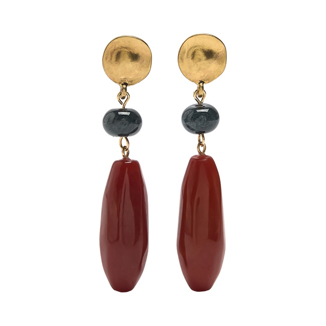 Женские разноцветные серьги Parfois артикул 240984 _HM FW2025 Фото ракурс 1 - Женские разноцветные серьги Parfois артикул 240984 _HM FW2025