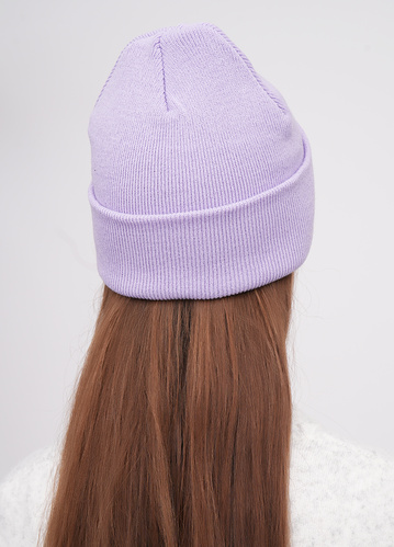 Фото ракурс 2 - Жіноча фіолетова шапка EQUILIBRI артикул W881 003 000 LILAC FW2025