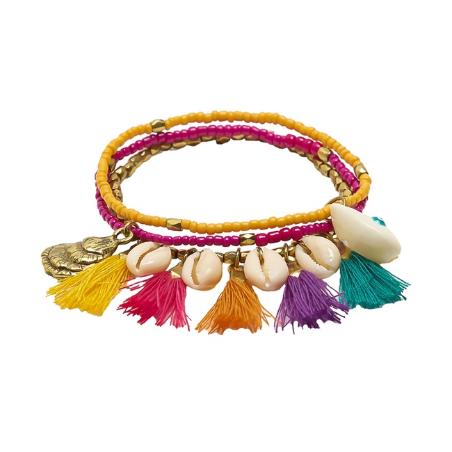 Женский разноцветный браслет Parfois артикул 234934 _BM FW2025 Фото ракурс 1 - Женский разноцветный браслет Parfois артикул 234934 _BM FW2025