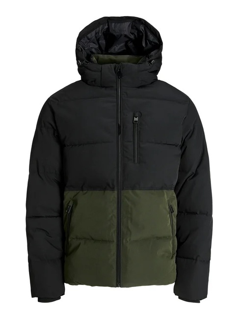 Фото ракурс 7 - Мужская хаки куртка Jack & Jones артикул 12278792 Rosin FW2025