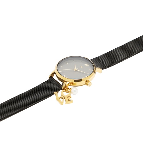 Фото ракурс 2 - Женские черные часы Parfois артикул 239505 _BK FW2025