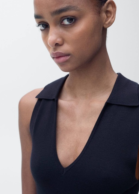 Фото ракурс 5 - Жіноча синя сукня Mango артикул 87097185 56 8 season