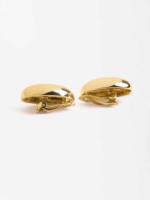 Фото ракурс 3 - Жіночі золоті сережки Parfois артикул 230098 _GD SS2025