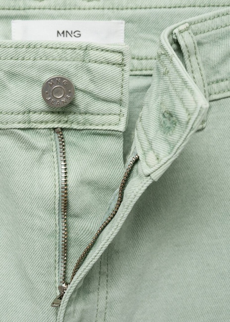 Фото ракурс 5 - Жіночі зелені джинси Mango артикул 87007180 46 8 season
