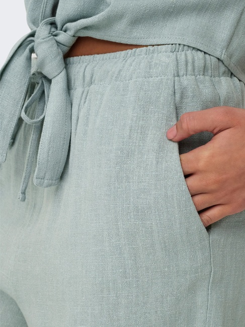 Фото ракурс 6 - Жіночі сірі шорти Only артикул 15333032 Abyss SS2025