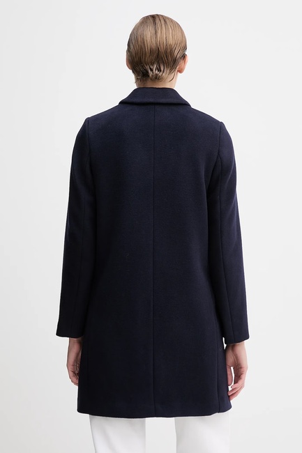 Женское синее пальто Benetton артикул 2V0PDN062 700 25A Фото ракурс 2 - Женское синее пальто Benetton артикул 2V0PDN062 700 25A