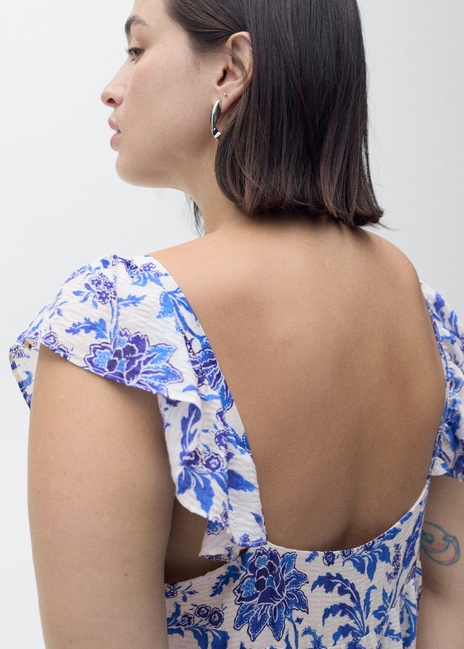 Фото ракурс 6 - Жіноча блакитна сукня Mango артикул 87009070 52 8 season