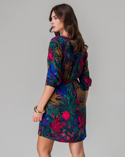 Жіноча різнокольорова сукня Piazza Italia артикул 32760 VAR 2 SS2025 Фото ракурс 2 - Жіноча різнокольорова сукня Piazza Italia артикул 32760 VAR 2 SS2025