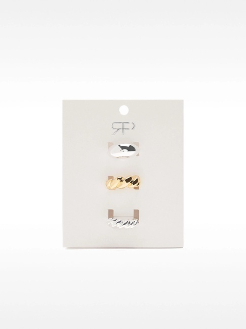 Фото ракурс 4 - Жіночий золото-срібний набір Parfois артикул 237543 _MM FW2025