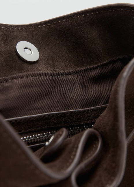 Фото ракурс 4 - Жіноча коричнева сумка Mango артикул 27031212 32 2 season