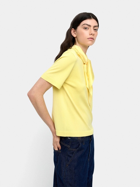 Фото ракурс 4 - Жіноча жовта блузка Parfois артикул 240317 _LY FW2025